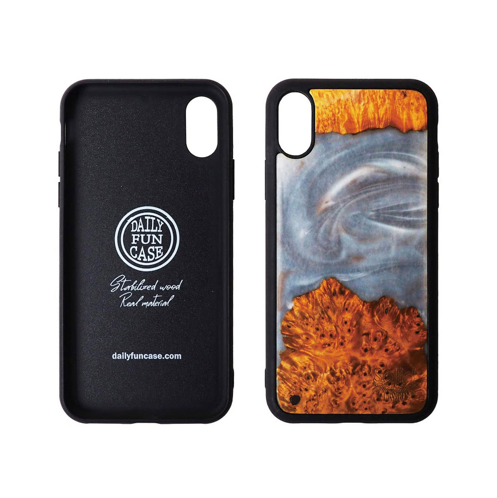 Stabilized wood - iphoneX/XS White - Dailyfuncase