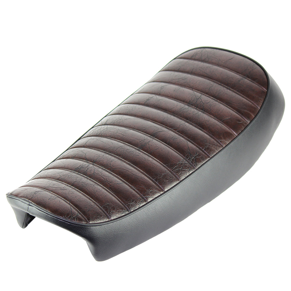 Exclusive Model - GOODSEAT "SLENDER" Tuck & Roll (LEATHER BR/BK) SR400 ('09-Final)