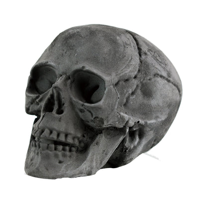 BURNING SKULL Skull Head Charcoal XL Size