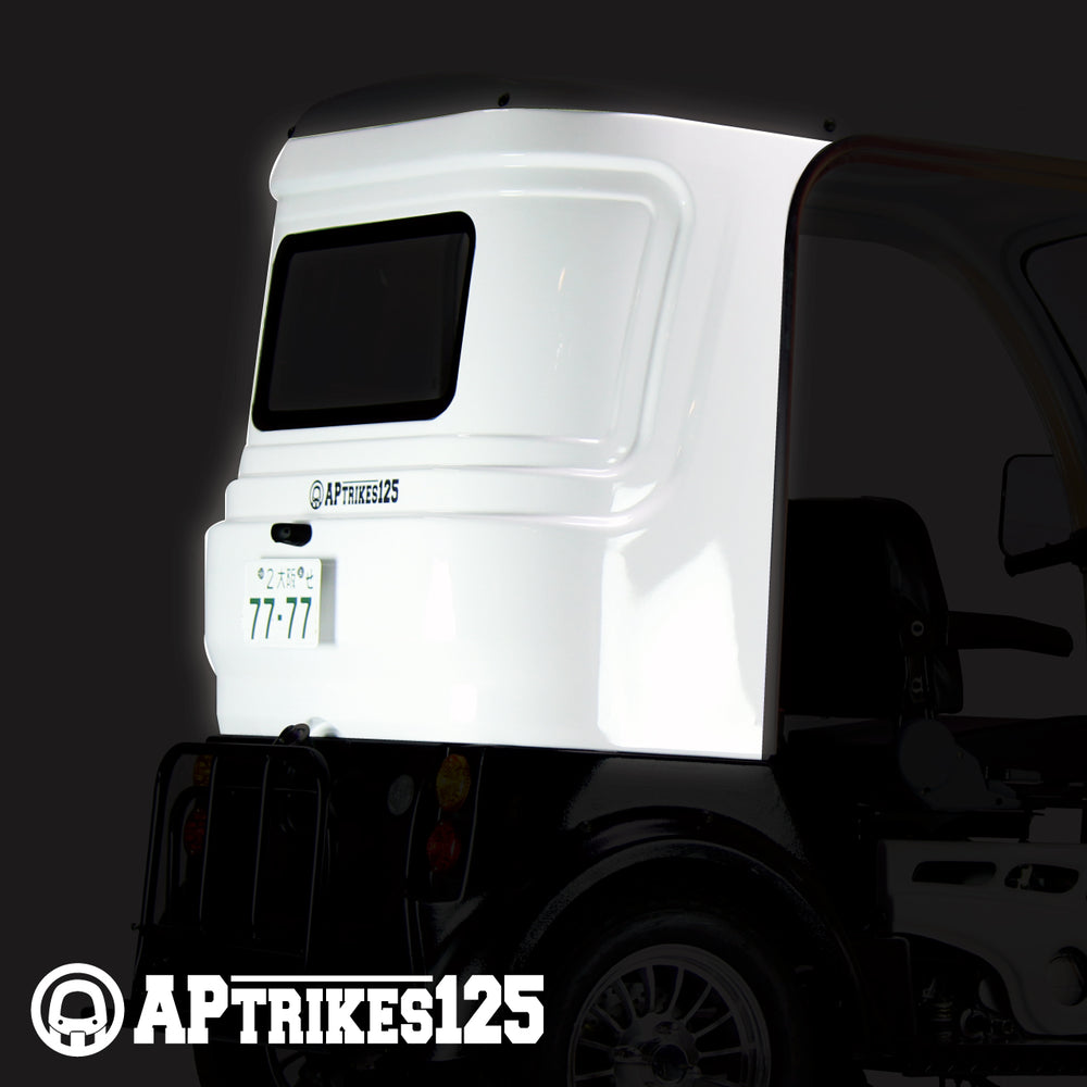 Body Cover Back White (APtrikes125) (Oversize Shipping Surcharge)