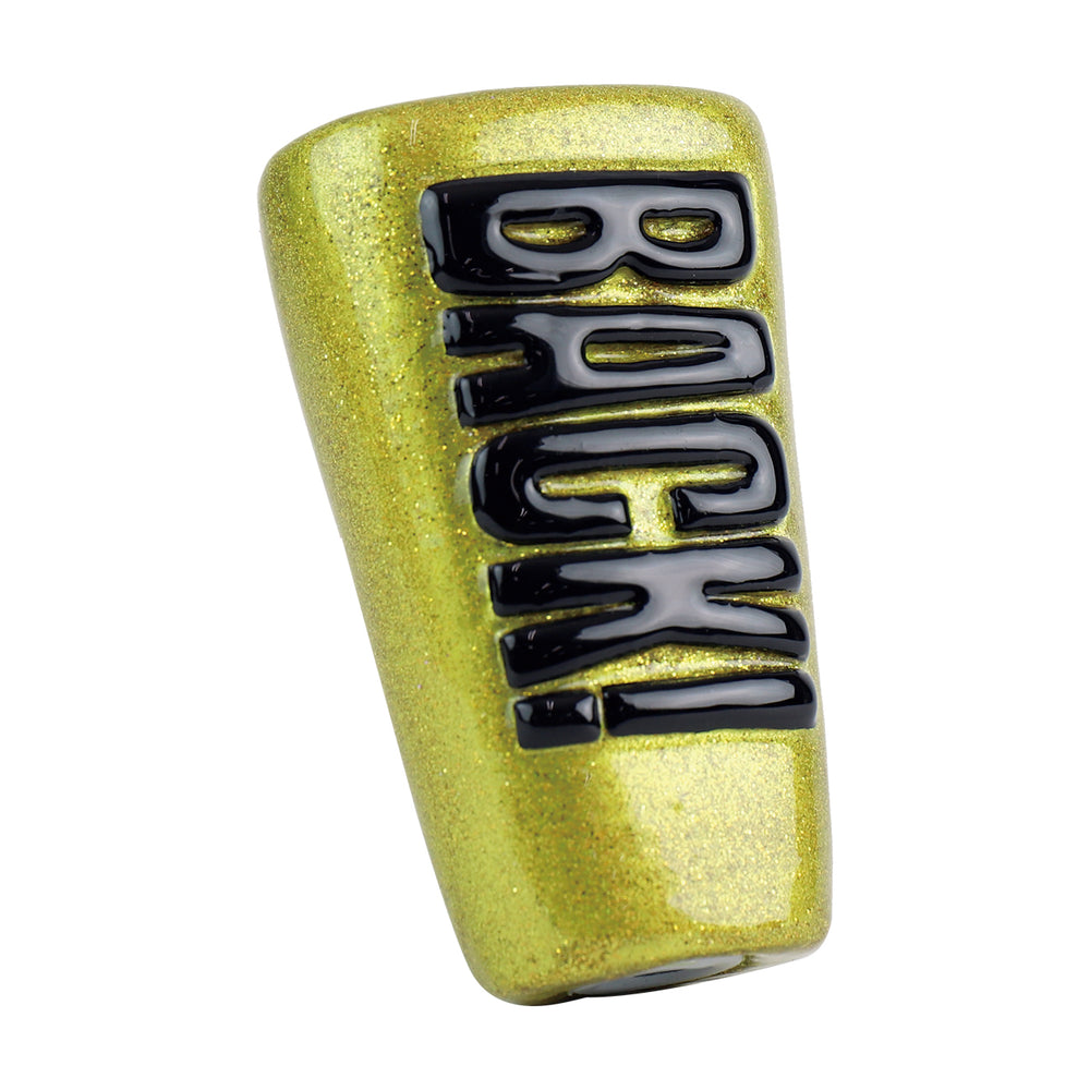 AP's BACK KNOB Lame Yellow/Black - APtrikes125 (M&Ms)