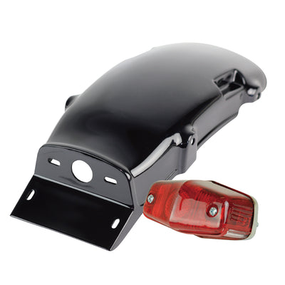 Fenderless Kit Lucas L525 SR400/500 ('78-Final) Black Painted Finish