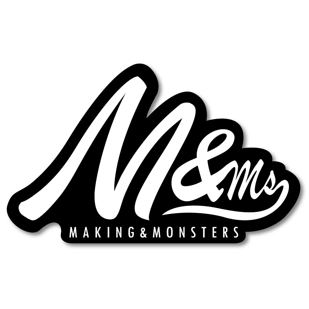 STICKER "M&Ms" Black/White (M&Ms)