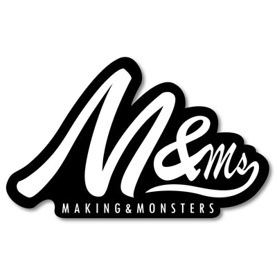 STICKER "M&Ms" Black/White (M&Ms)