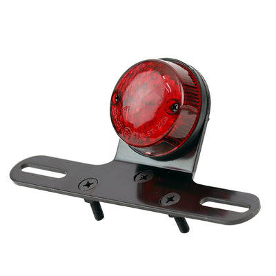 LED Round Taillight Black