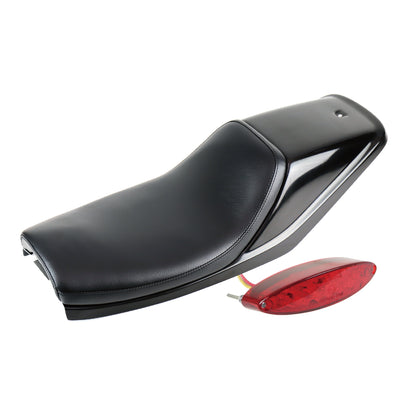 FT Seat KIT TW200/225 BLACK/Plain LED Oval Taillight