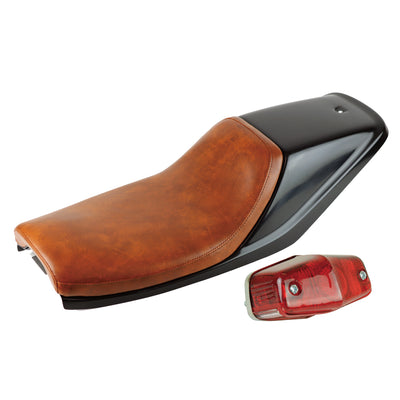 FT Seat KIT TW200/225 BROWN/Plain Lucas Taillight