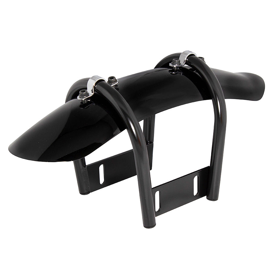 Pipework Front Fender Black Painted Finish Black XL/DYNA (39mm Narrow Glide)
