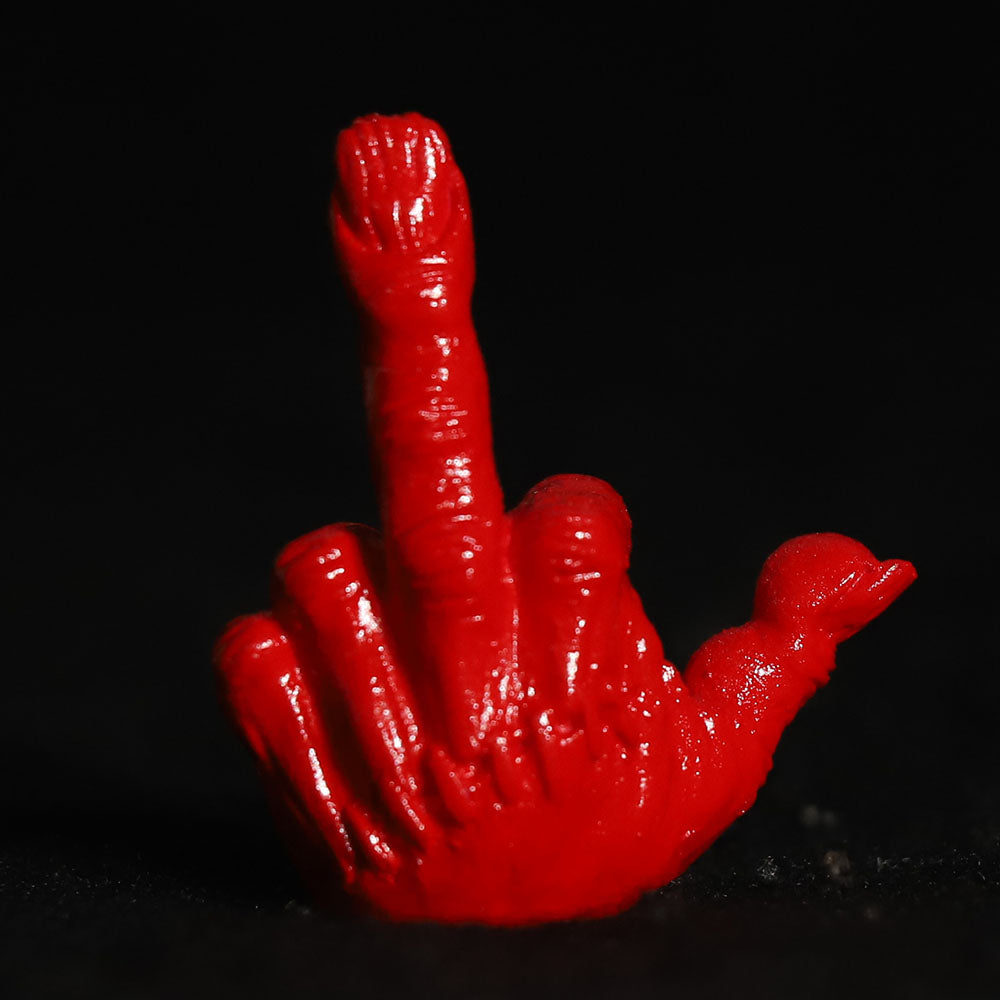 FXXK! HANDSIGN VALVE CAP /CT125 Red (M&Ms)