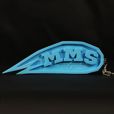 MMS EMBLEM KEYHOLDER - Funky Blue (M&Ms)