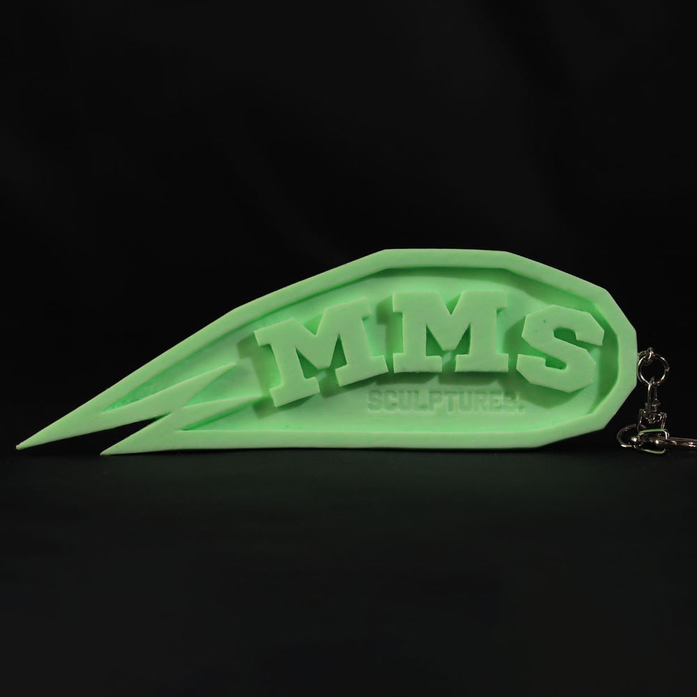 MMS EMBLEM KEYHOLDER - Neon Green (M&Ms)