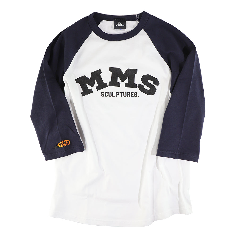 MMS RAGLAN! 3/4 SLEEVE /ホワイトxネイビー /S-size (M&Ms)