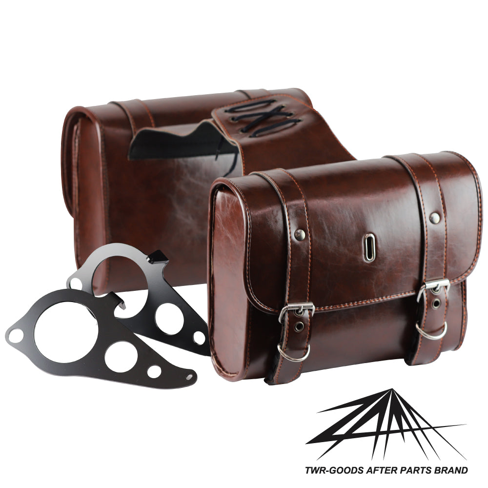 W/P Slim Side Bag Kit VINTAGE BROWN - XSR125/155