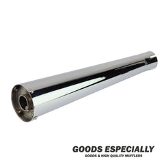 RACING MEGAPHONE MUFFLER Chrome - GOODS ESPECIALLY