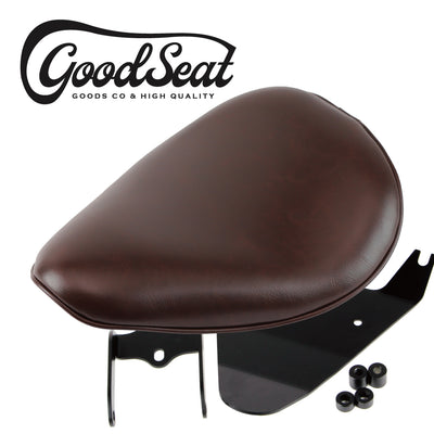 GOODSEAT "SADDLE" Smooth (BROWN) Kit for Sportster ('10-'22)