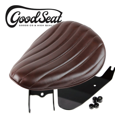 GOODSEAT "SADDLE" Vertical (BROWN) Kit for Sportster ('10-'22)