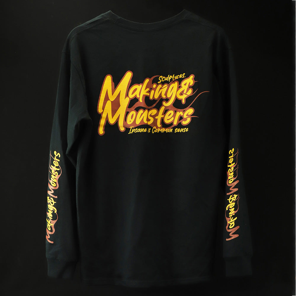 MMS LONG SLEEVE "The Flames"  /L-size (M&Ms)