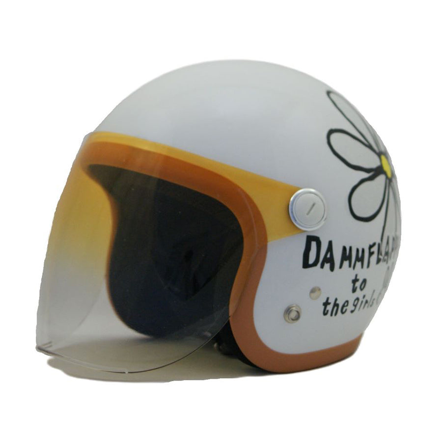 FLOWER HELMET / PEARL WHITE