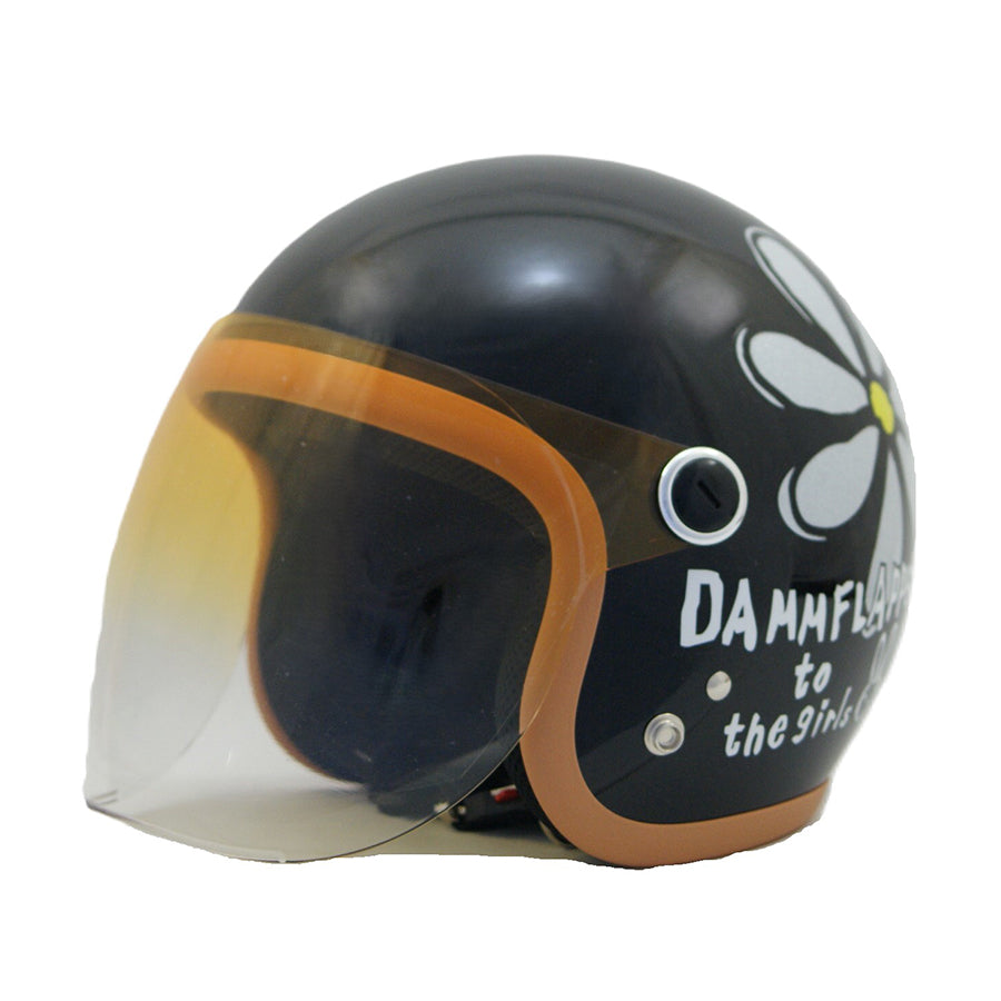 FLOWER HELMET / PEARL BLACK