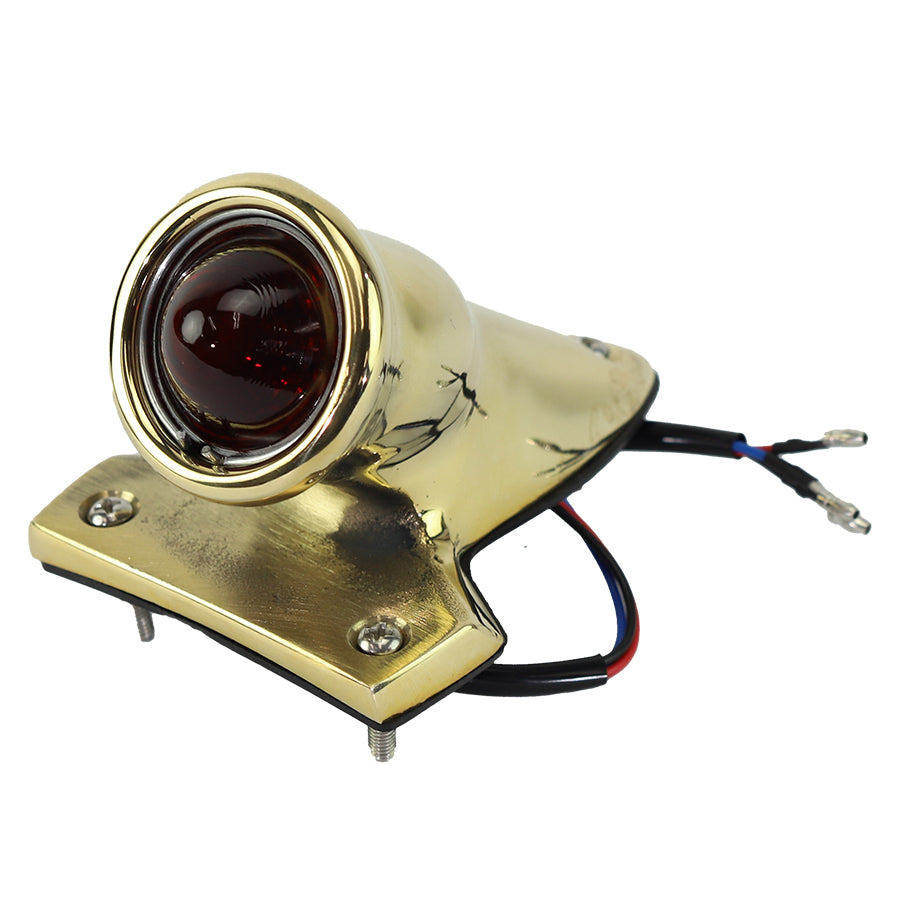 Mini Crocker Taillight LED Brass