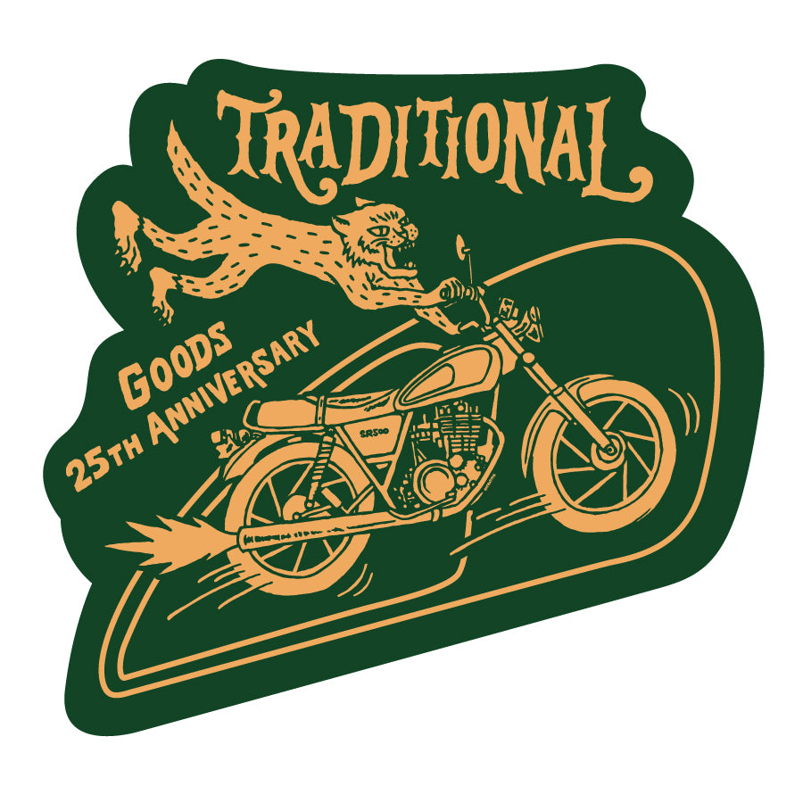 "TRADITIONAL" STICKER - Green