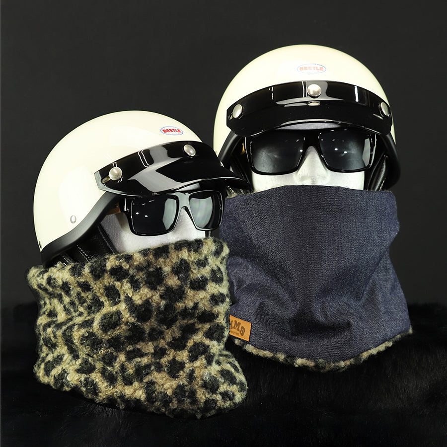 ROBIN NECK WARMER デニムBL&ワイルドイエロー (M&Ms)