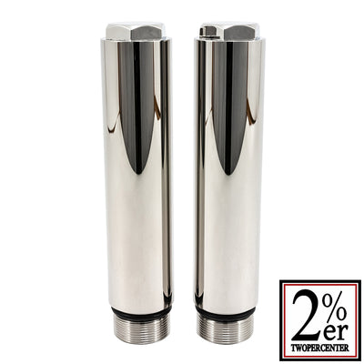 Front Fork 15cm Extension Joint Pair for Forks without Air Valve SR400/500 (2%er Original)