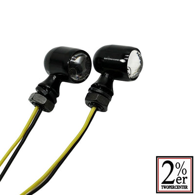 Approved Star Beans Turn Signals Set of 2 Black (2%er Original)