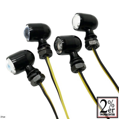 Approved Star Beans Turn Signals Set of 4 Black (2%er Original)