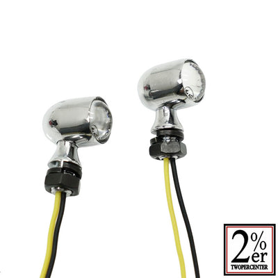 Approved Star Beans Turn Signals Set of 2 Chrome (2%er Original)