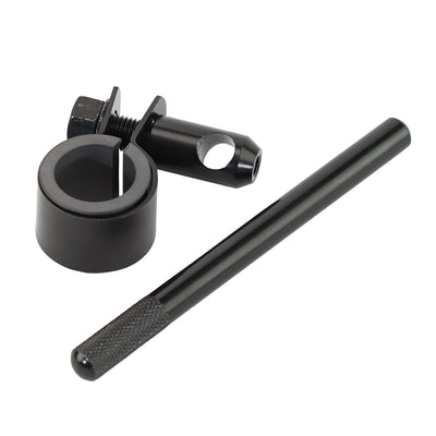 GOODS ESPECIALLY MIRROR - Stainless (Clamp Kit Only) for 25.4mm Handlebar Black