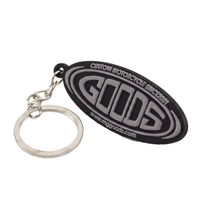 GOODS Rubber Keychain BK/GR