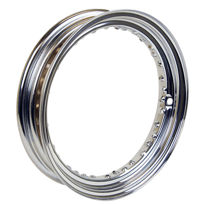 16インチスチールリム　36穴　16-MT3.00　クローム　for DS400/DSC400