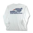 GOODS Thunderbird L/S TEE /White /L-size