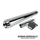 SHORT CONE MEGAPHONE MUFFLER  クローム  for SR400/500(78-'08') - GOODS ESPECIALLY