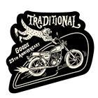 "TRADITIONAL" STICKER - ブラック