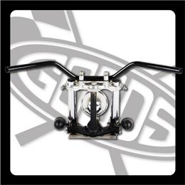 250TR(-06)　ナロートラッカーバー　ブラック　AMAL364ホルダーBK　ワイヤー、セット