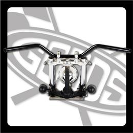 250TR(07-)　ナロートラッカーバー　ブラック　ワイヤー、セット