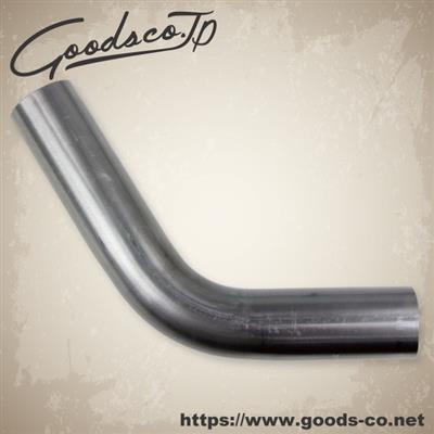 [廃番] マフラー用曲げパイプ　スチール　φ45×1.6　R75-60°