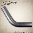 [廃番] マフラー用曲げパイプ　スチール　φ45×1.6　R75-60°