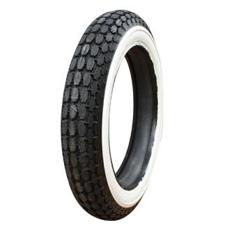 [廃版] ベック 4.50-18タイヤ 2inホワイトウォール