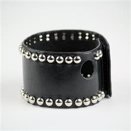 Leather Meter Cover　スタッズ/SILVER　60φトリップ付メーター対応