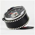 [廃番] Leather Meter Cover　スタッズ/SILVER　80φSMITHスタイルメーター対応