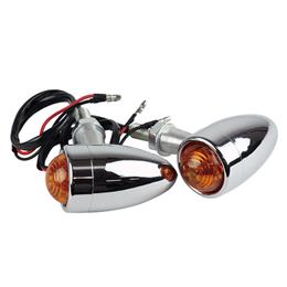 スムースラウンドLEDウインカー　クローム