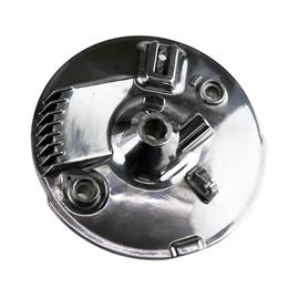 74スプリンガー用　ブレーキパネル　中古加工/バフ仕上げ　SR400/500ドラム用
