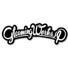 STICKER　"GLEAMING WORKS"　BK/WH