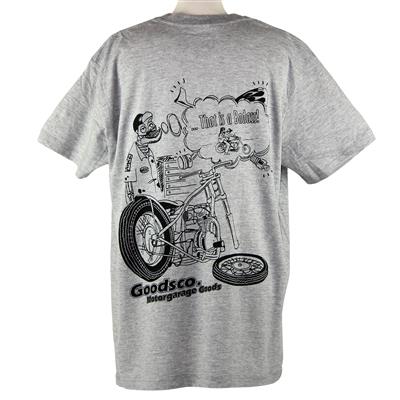 [販売終了] "BADASS" T-SHIRTS - GR　Lサイズ