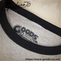 [廃番] "BADASS" RAG 3/4SLEEVE - BK/GR　Mサイズ[販売終了]
