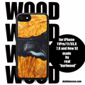 Stabilized wood - iphone11 Black - Dailyfuncase