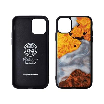 Stabilized wood - iphone11 White - Dailyfuncase